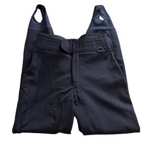 Vintage Schoeller Black Stirrup Ski Pants size 8